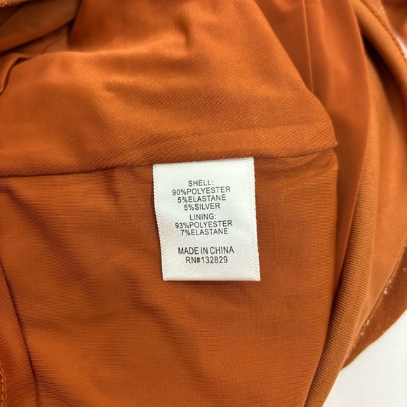 Lovers and Friends Kiana Mini Dress in Copper Size M - Picture 8 of 11